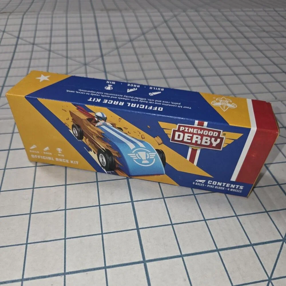 Official Pinewood Derby Car Kit – Boy Scouts of America NIB